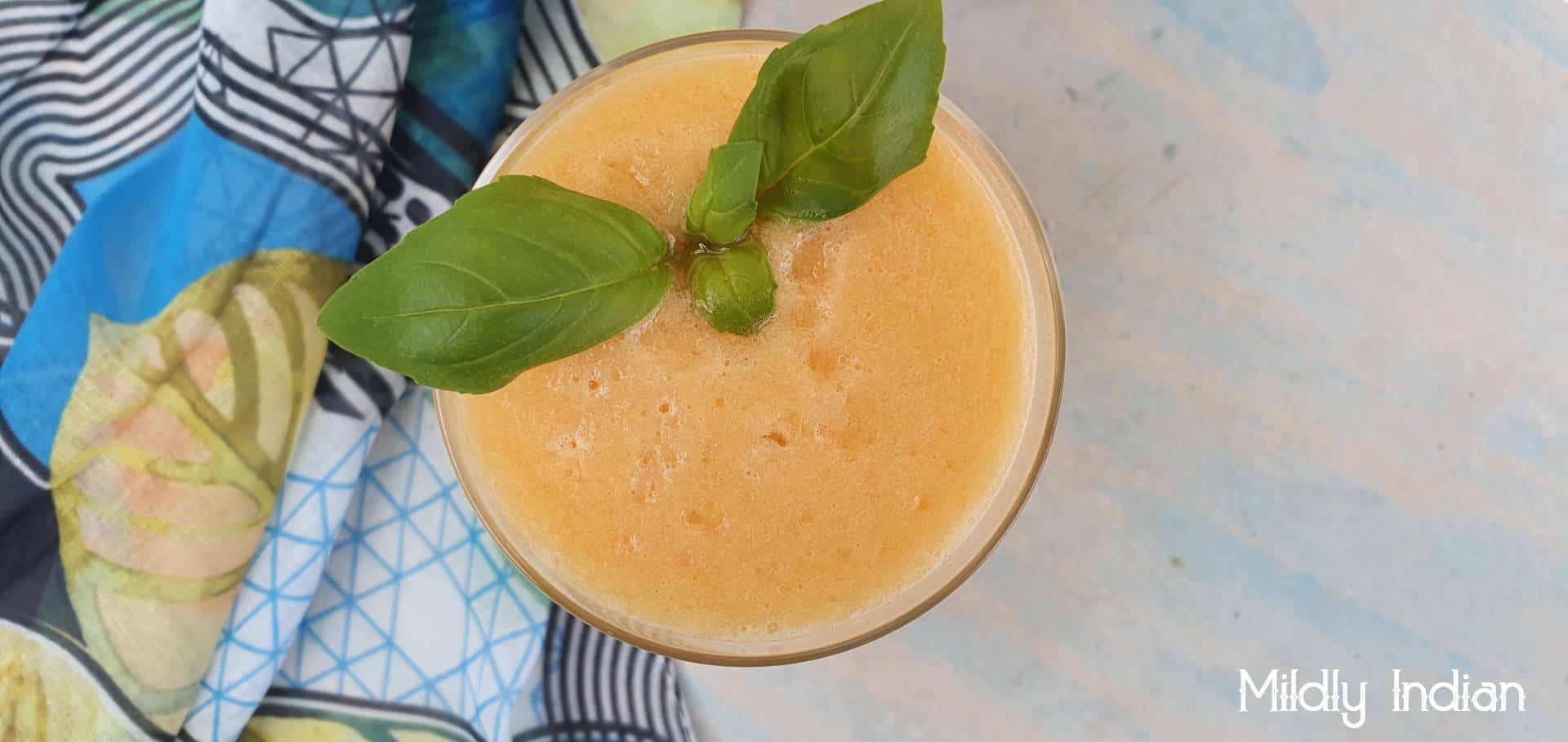 muskmelon milkshake