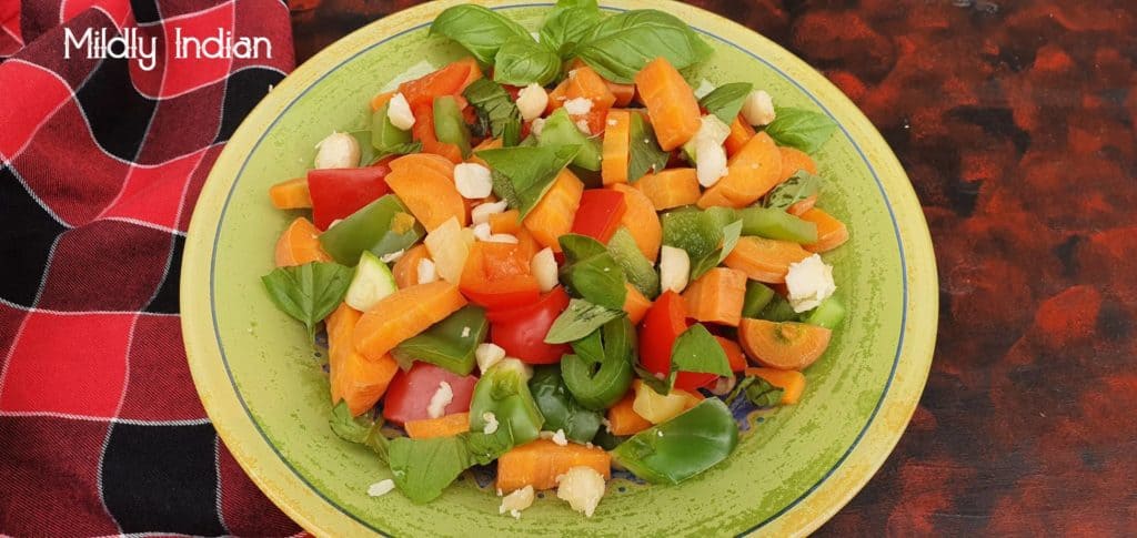 salad with italian dressing