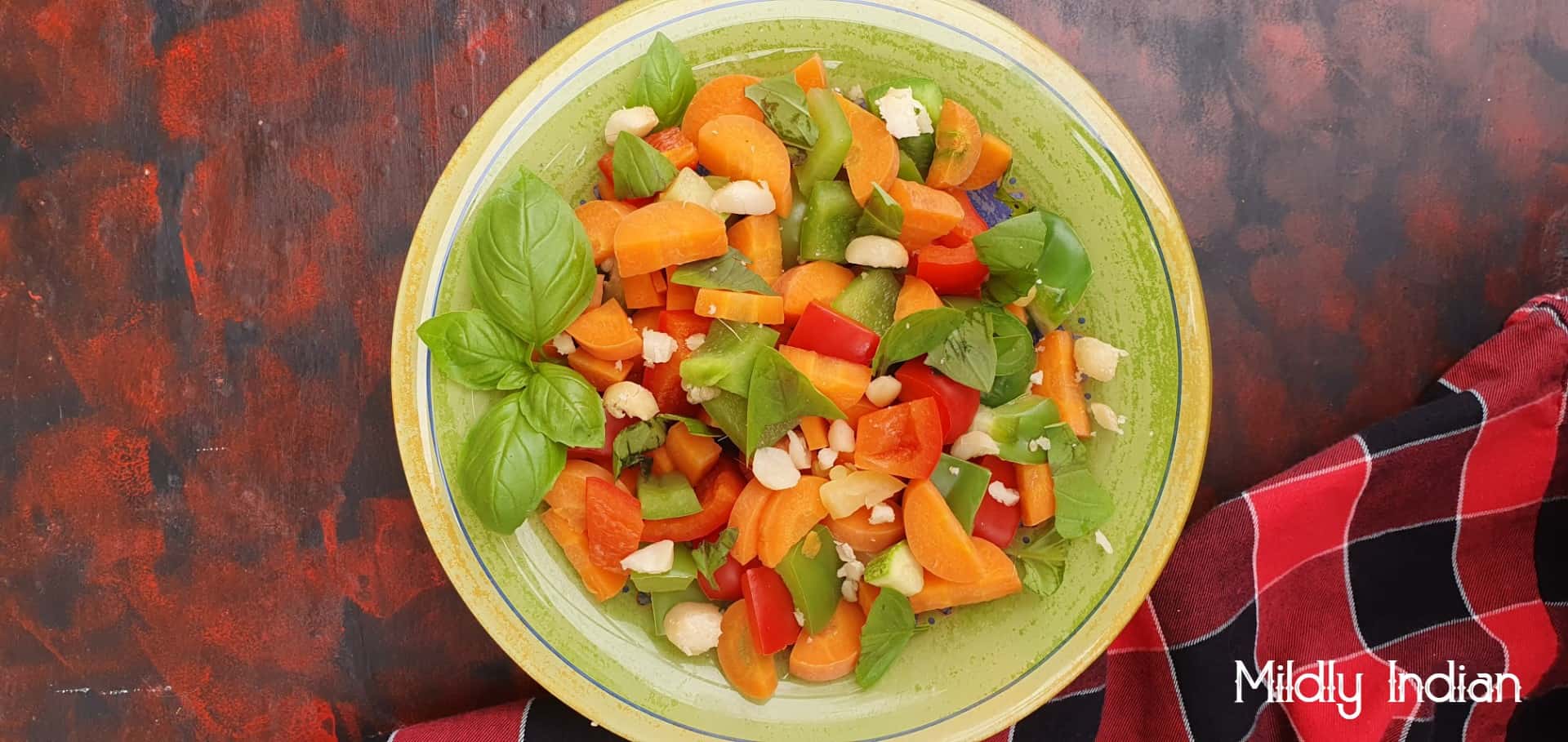 carrot and bell pepper salad