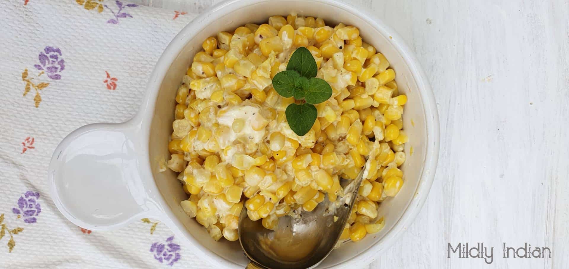 sweetcorn and cheese