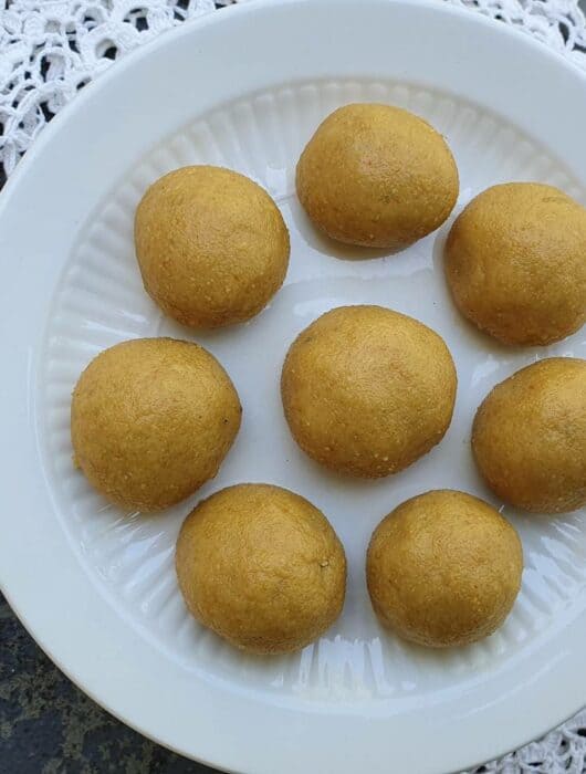 nei urundai , pasiparippu ladoo
