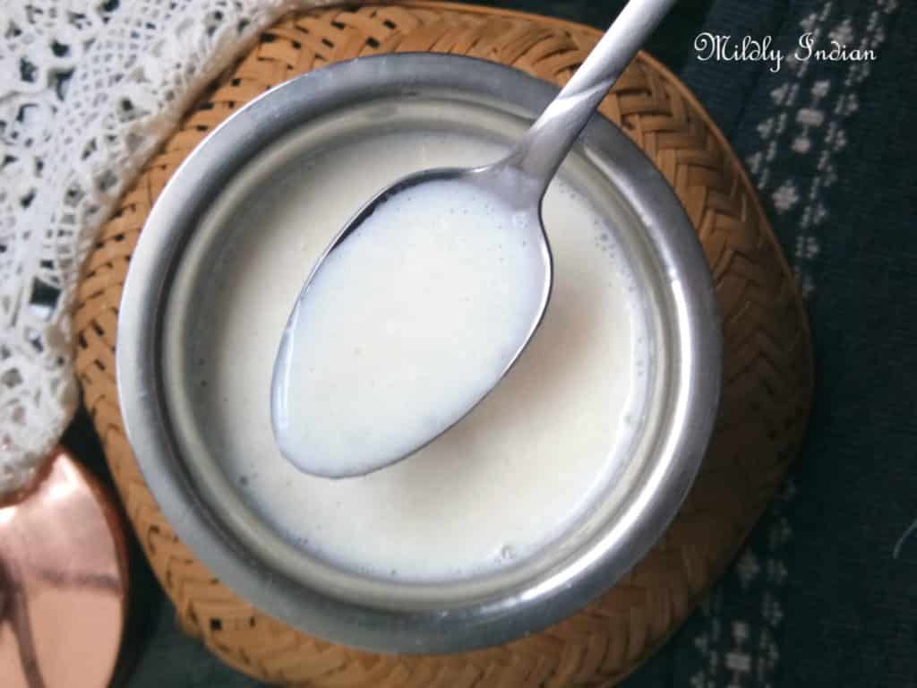 Varagu paal payasam Kodo millet porridge Mildly Indian