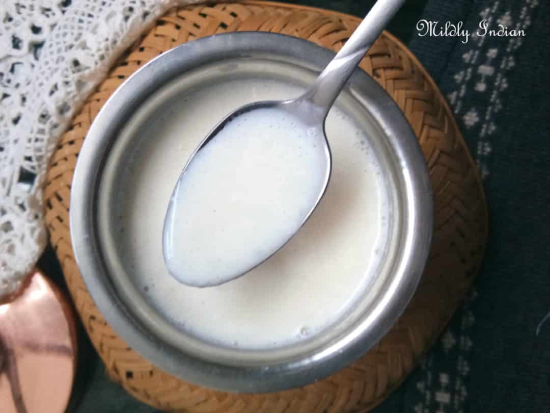 varagu paal payasam - Kodo millet porridge