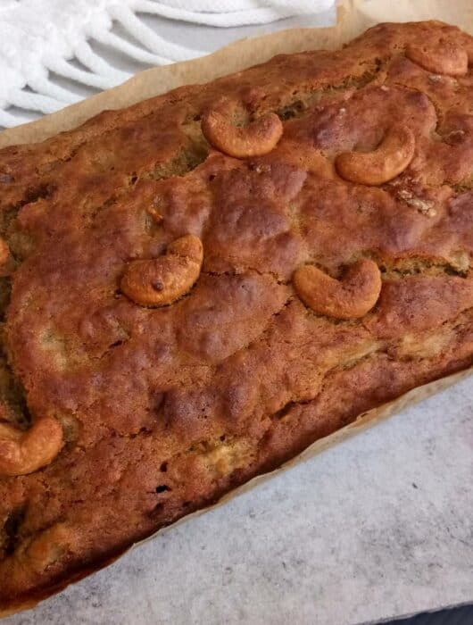 eggless banana brea, wholewheat banana bread