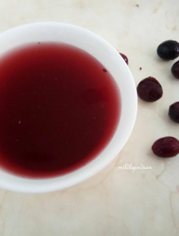 Cranberry tea