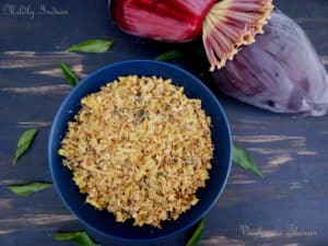 banana flower stirfry