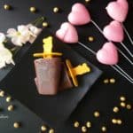 Dark chocolate paddle pops