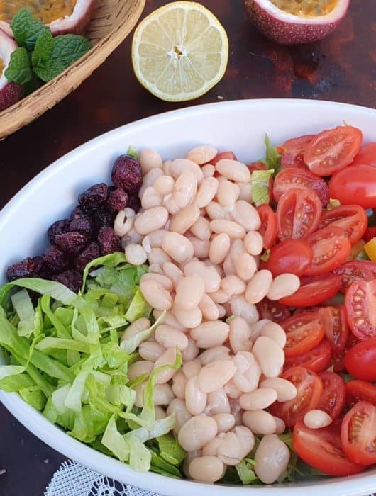 cranberry white bean salad