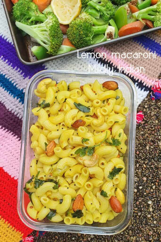 lemon macaroni pasta