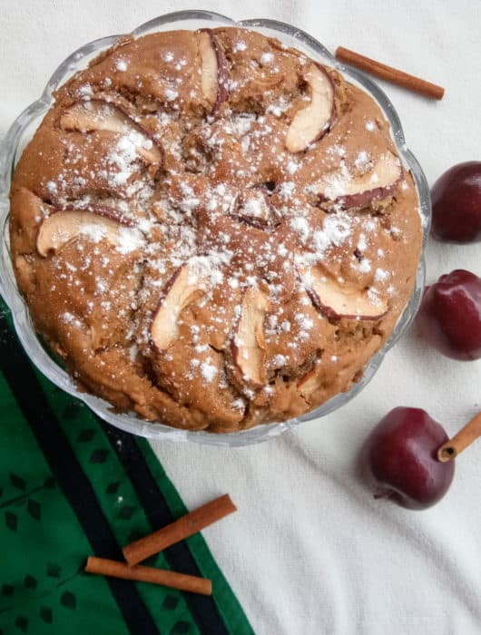 rustic apple cake