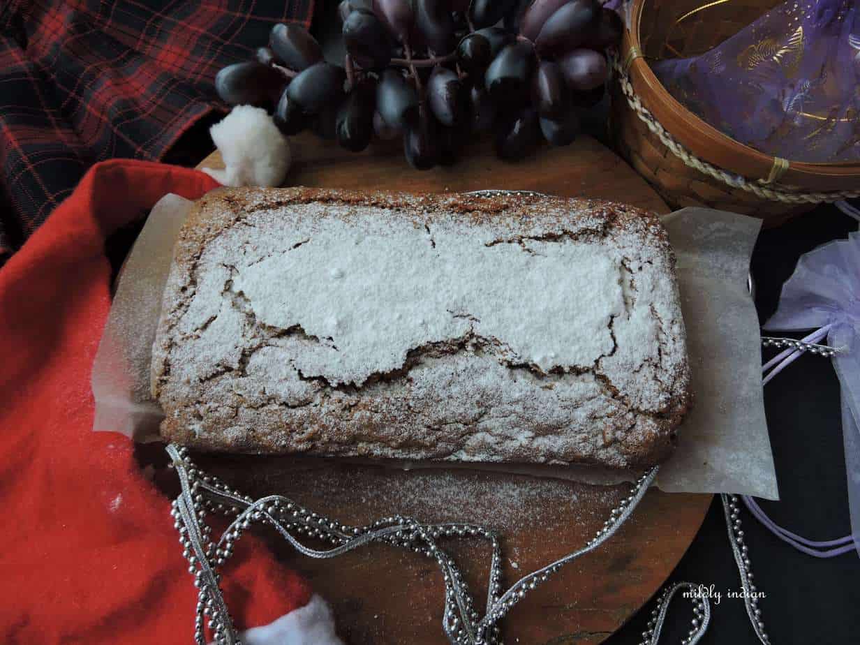 Christmas plum cake