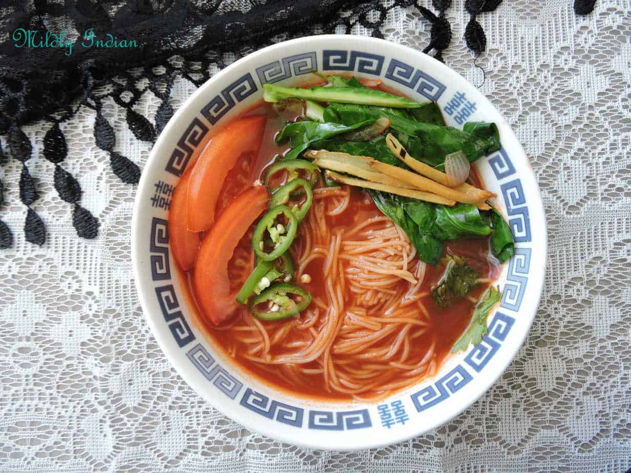 Asian style tomato soup