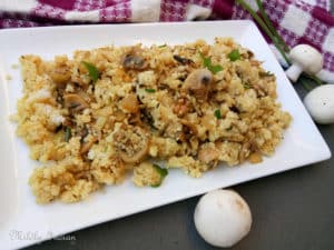 Mushroom millets pilaf