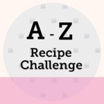 A-Z recipe challenge logo.