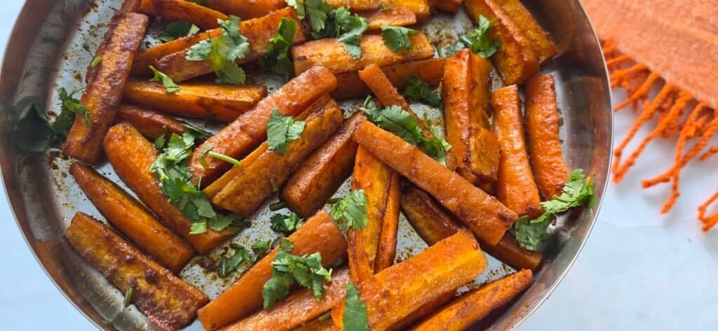 Spiced carrot fries
