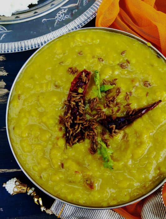 dal tadka as made in restaurant