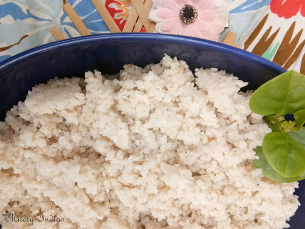 millet being cooked