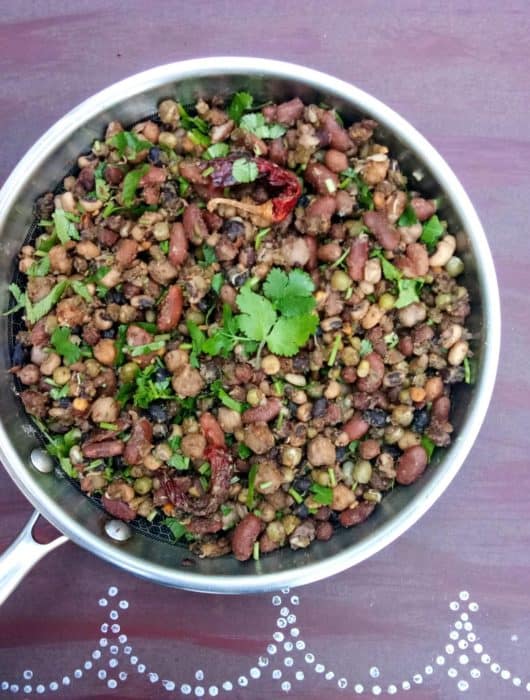 navarathna sundal with beans