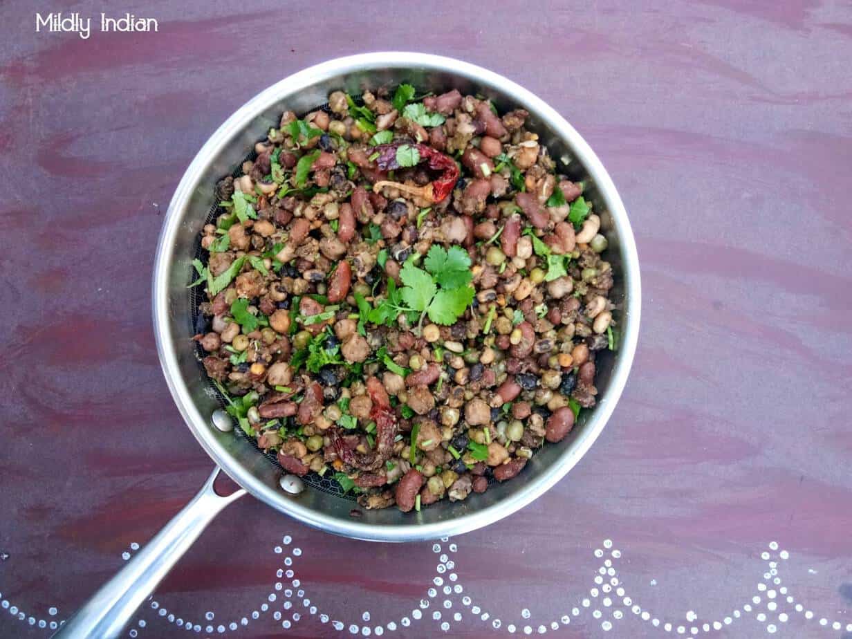 navarathna sundal with beans