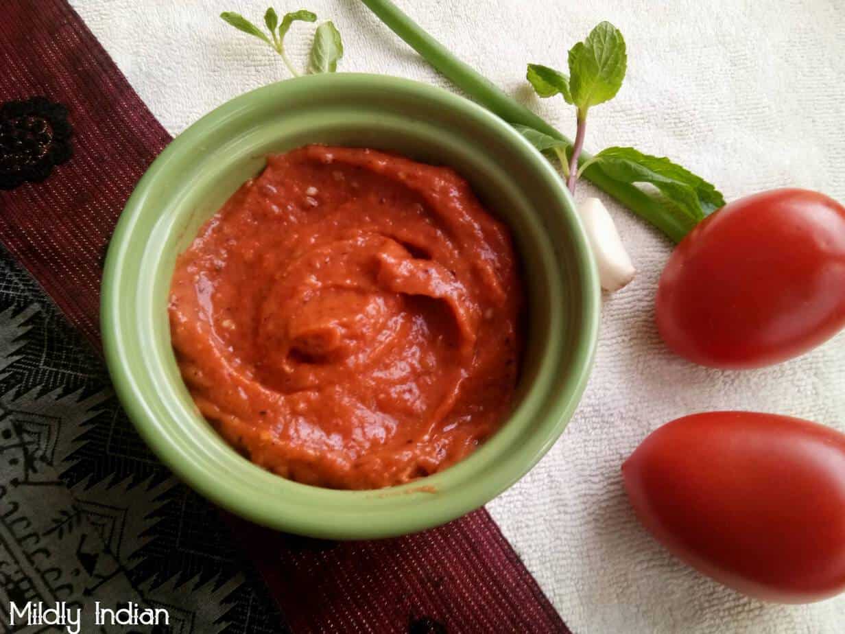 roasted tomato dip