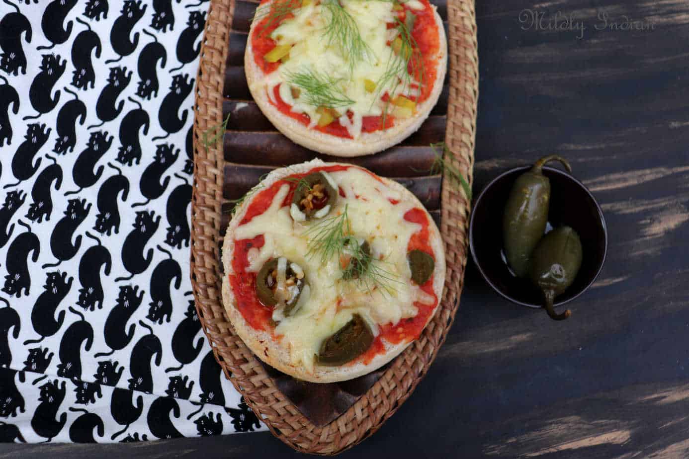 Cheese and jalapeno toastie with instant pickled jalapenoes Mildly Indian