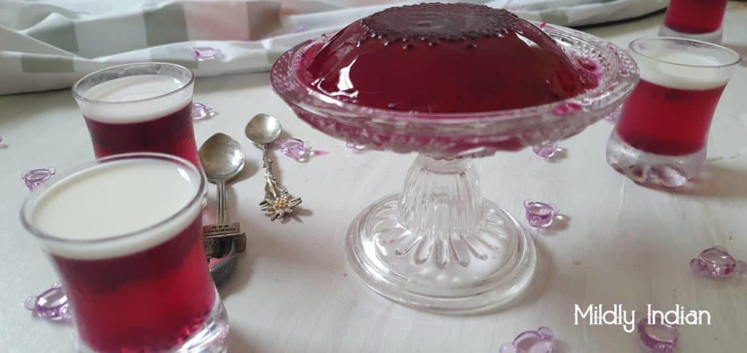 Dragon fruit jelly Chinese New Year Mildly Indian