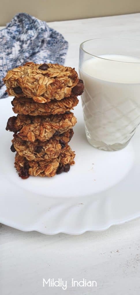 oat banana cookie