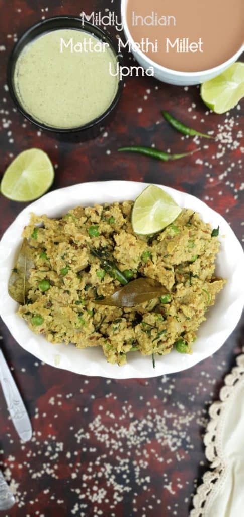 millet flakes upma