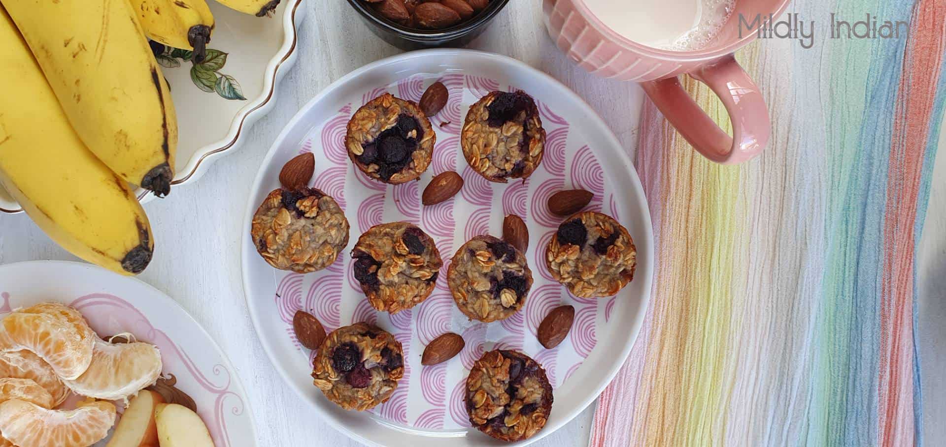 baked oatmeal bites