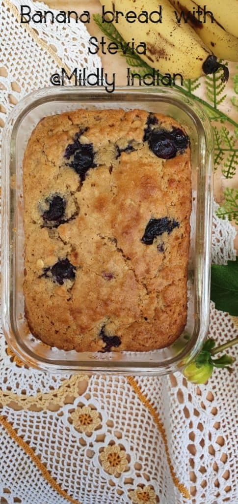 blueberry bread with stevia