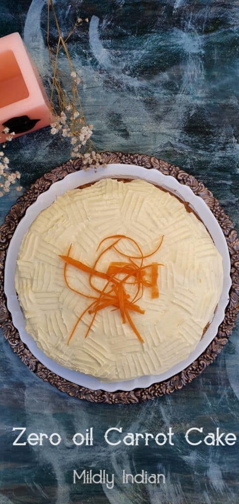 carrot cake with cheese frosting