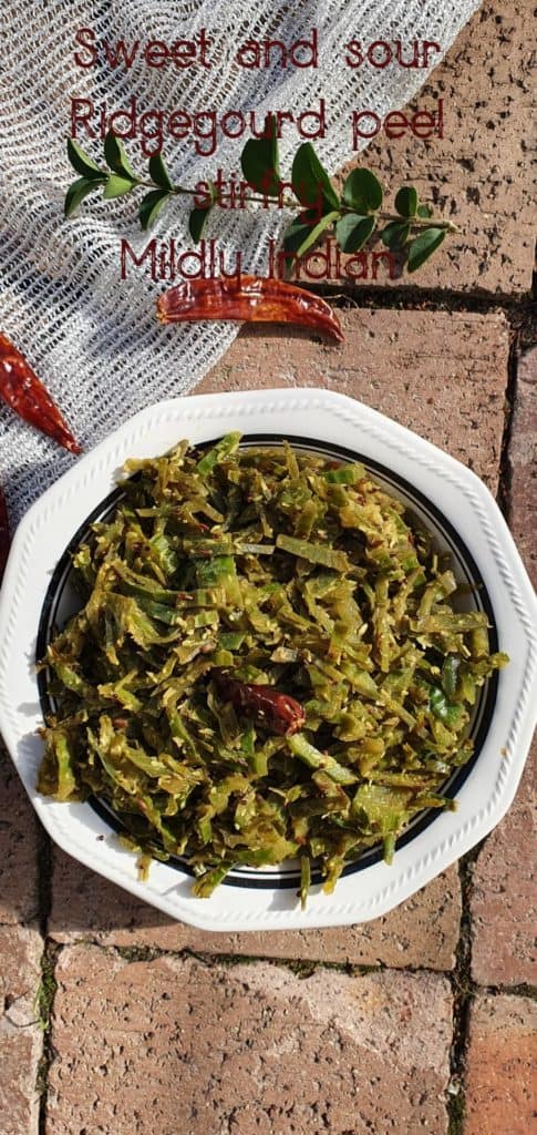 ridge gourd peel recipe