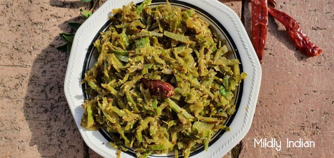 ridge gourd peel curry