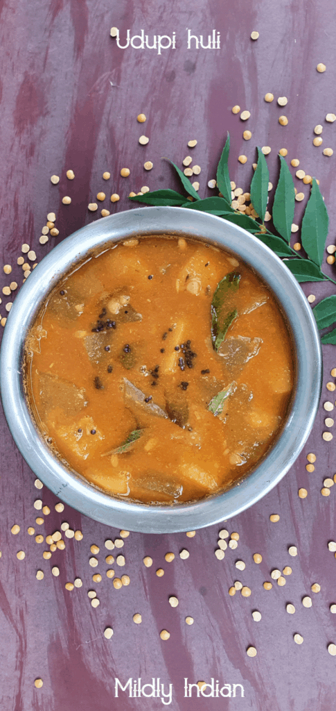 recipe with pumpkin and lentils from udupi cuisine