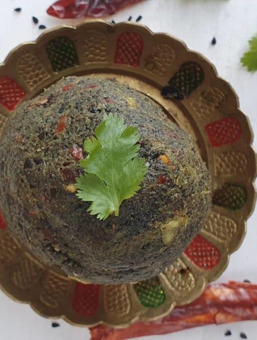 vegan kalonji chutney bengali