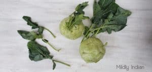 kohlrabi vegetable.