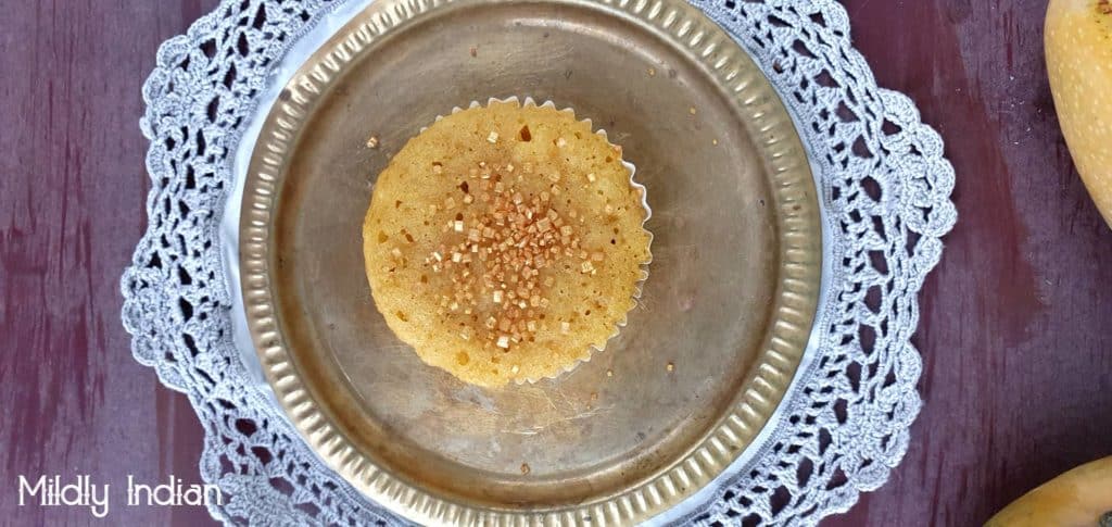 mango muffins made in the steamer