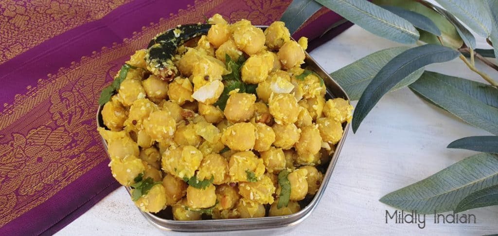 andhra chickpea stifry