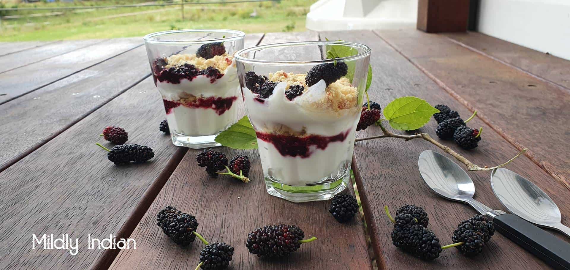 Bramble Berry Crisp Parfaits