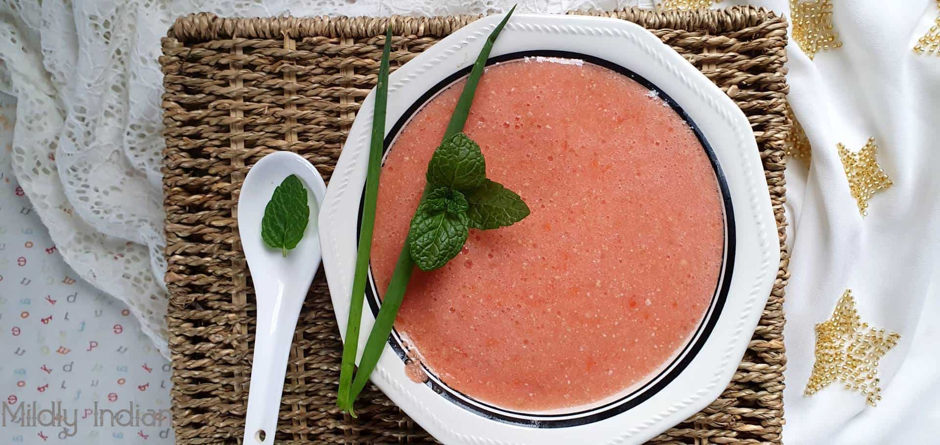 raw tomato soup