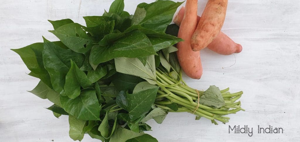 sweet potato leaves 