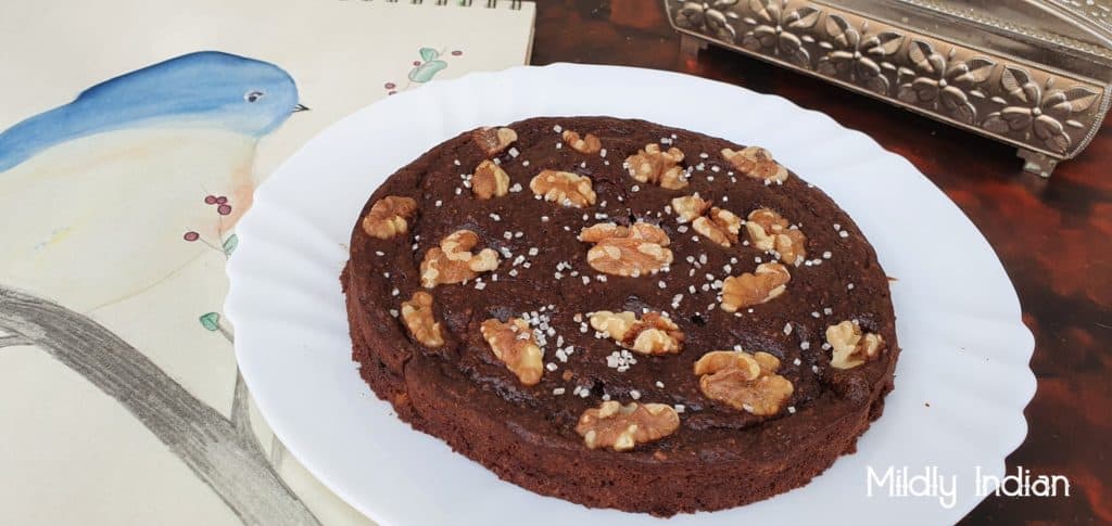 flourless chcolate cake with almond meal.