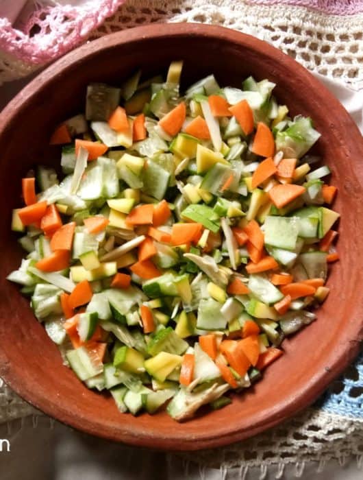 mango ginger salad