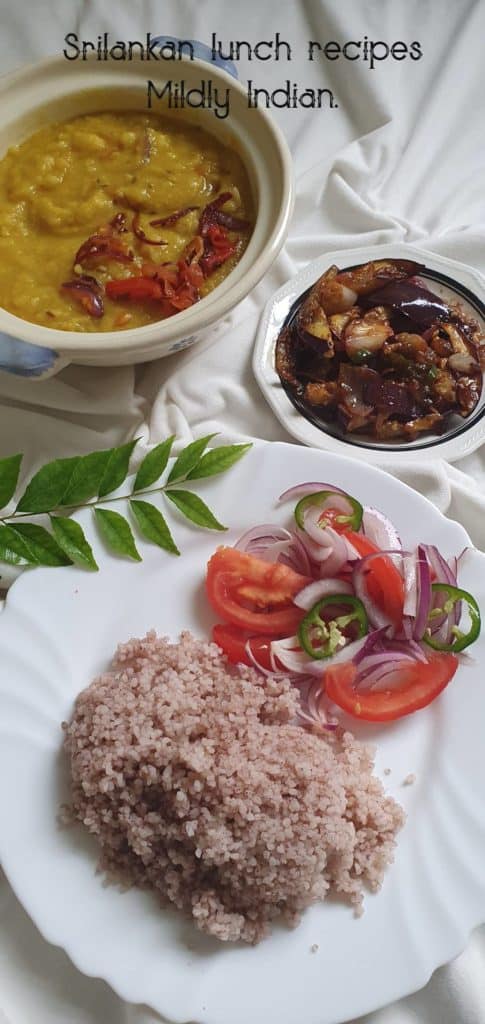 Srilankan lunch recipes