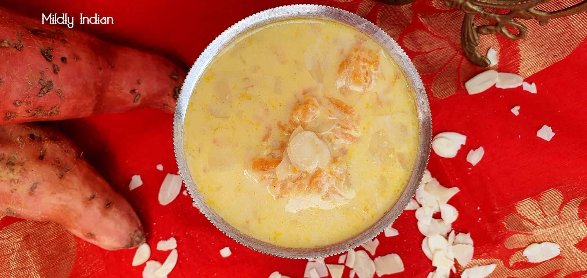 sweet potato kheer