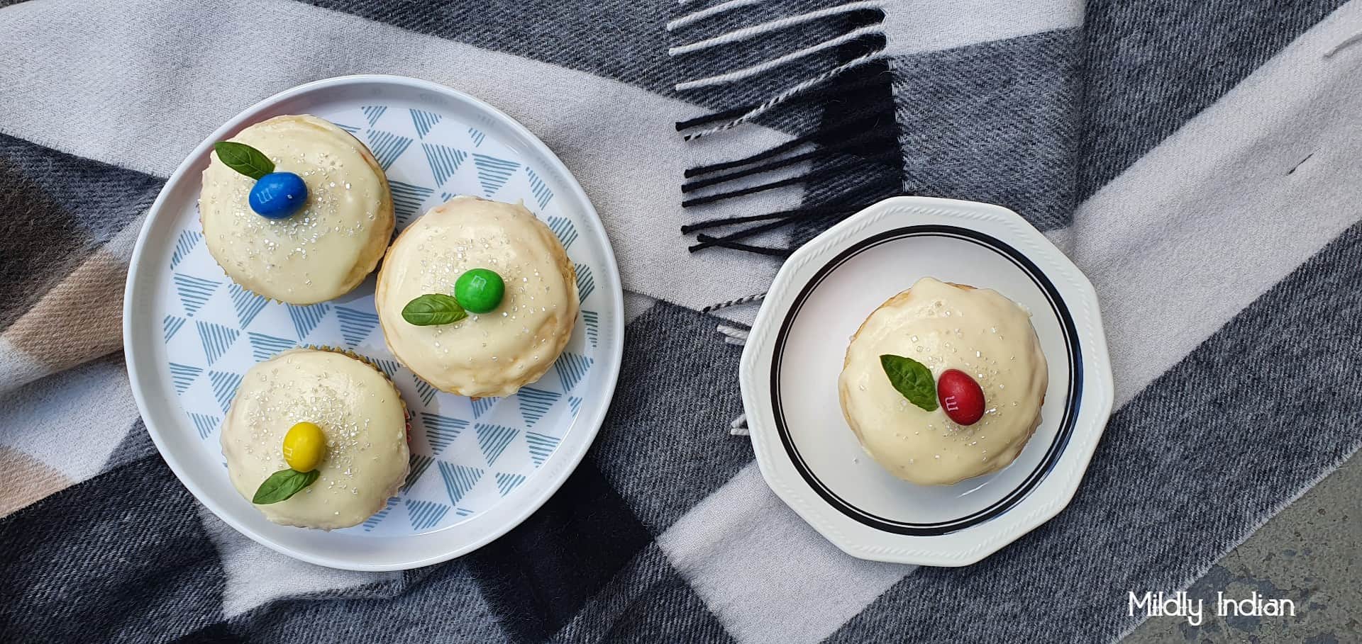 Vegan vanilla cupcakes – Mildly Indian