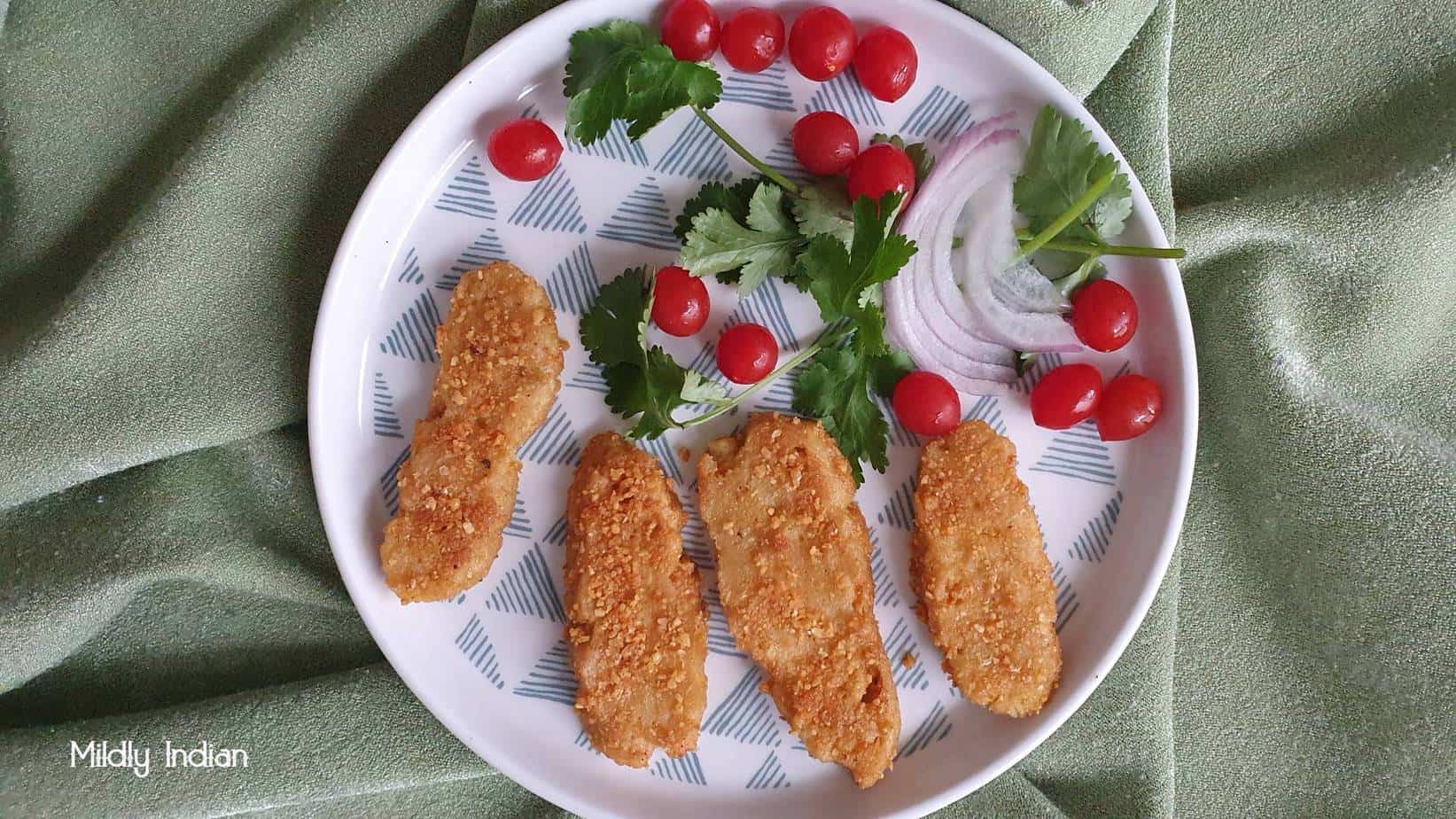 Pan roasted seitan with home made vital wheat gluten
