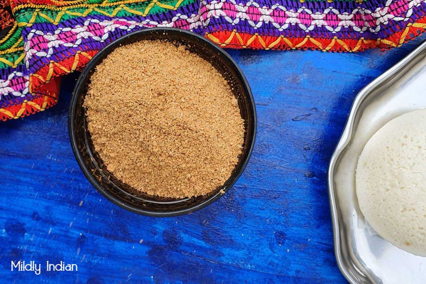 Dhania podi, coriander chutney podi