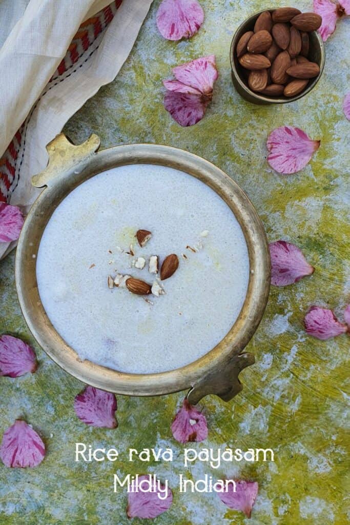 Rice rava payasam , how to make rice rava