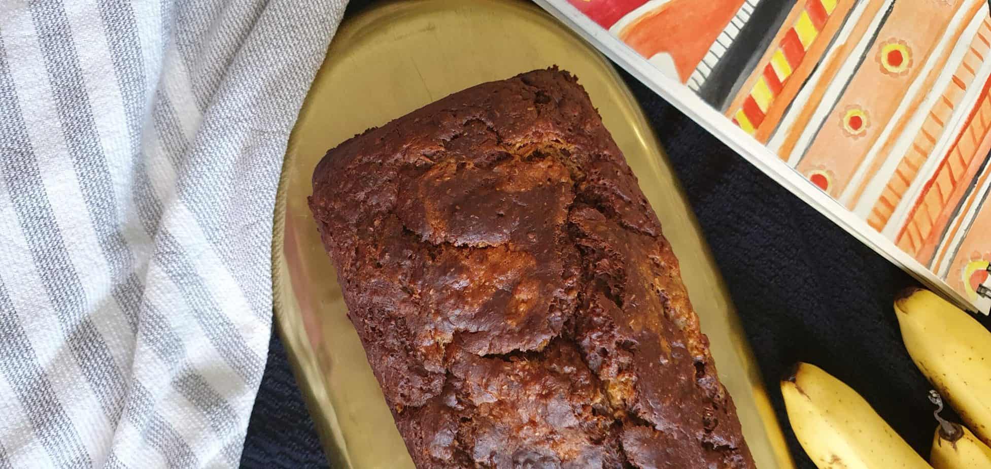 Marbled banana bread